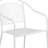 Chanea Curved Back Steel Patio Arm Chair-1554227623