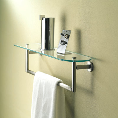 Sine 18" Shelf with Towel Bar
