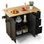 135 cm W Kitchen Island with-1388280357