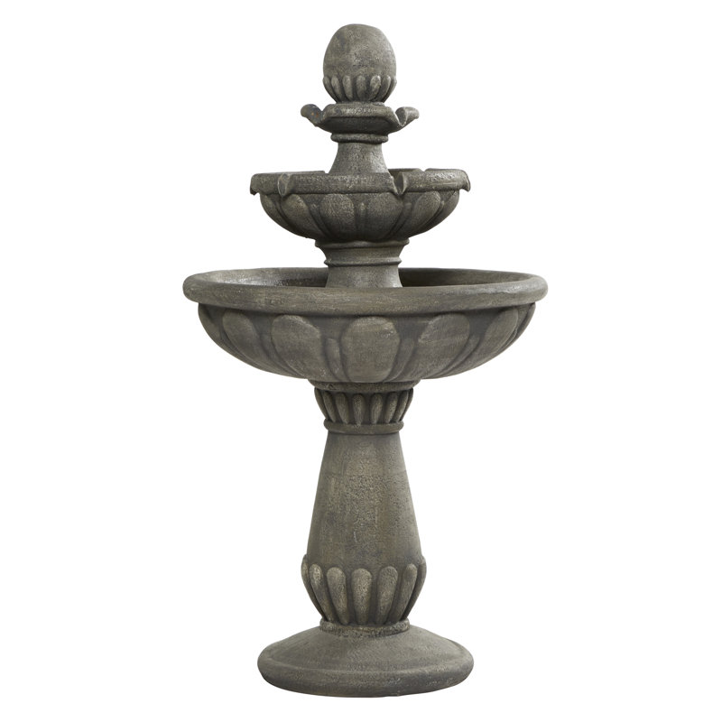 Fontaine de jardin extérieure en polystone