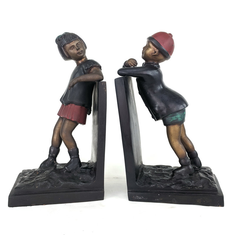 Copper Non-Skid Bookends
