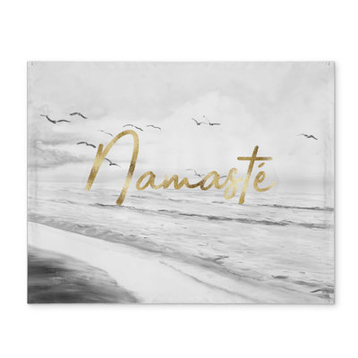 Namaste Polyester Placemat - Minimalist Bedroom Decor Quotes