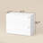 2 Drawer Mobile File Cabinet with Modern Chamfered Edge Design, for Letter, Legal, A4 Size, Under Desk Lateral File Cabinet, White