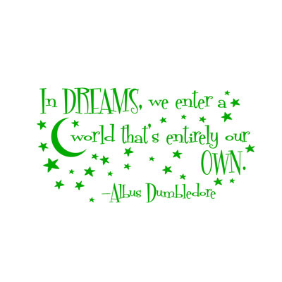 Adhésif décoratif «In Dreams We Entrée»
