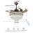 Annelynn 42'' Ceiling Fan with LED Lights