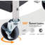 Chariot utilitaire pliable avec roues, chariot de service pliable de grande capacité 300LB