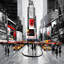 New York City Busy Street - Man Office, reproduction encadrée