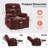 Roder Power Recliner Lift Chair with Extended Footrest, Fabric Upholstered-1068760848