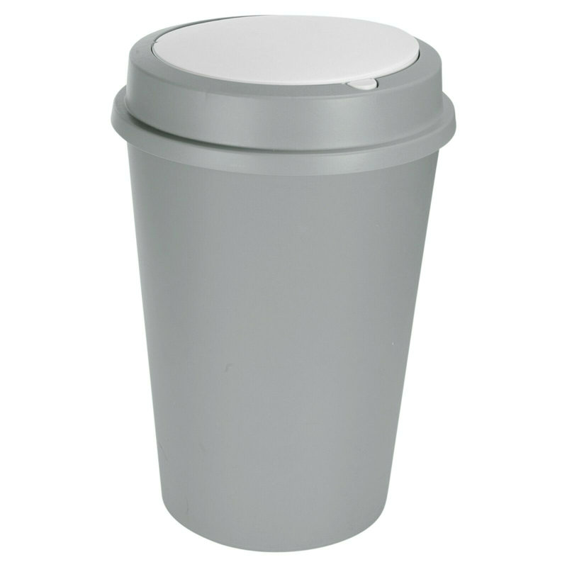 Aarju Plastic Manual Lift Kitchen Trash Can, 25L