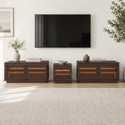 3- Piece TV Stand Living Room Set