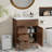 Mid-Century Bathroom Vanity With Sink Combo