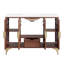 48'' Single Bathroom Vanity with Ceramic Vanity Top-87385279