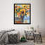 Jolis jolis tournesols, peinture abstraite, art graphique moderne jaune-73264670-73264673