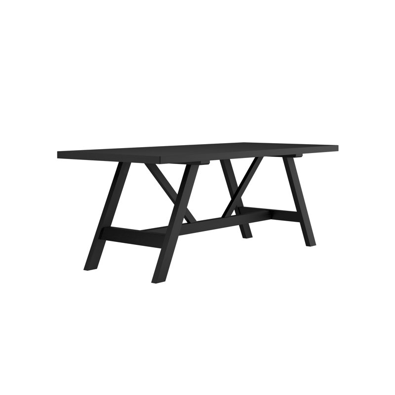 NANTUCKET RECTANGULAR DINING TABLE, Black, Black