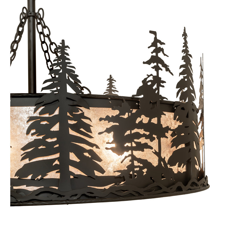 45" Wide Tall Pines Chandel-Air, Oil Rubbed Bronze, 10.5" H x 25" W x 25" D