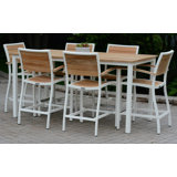 Soho Outdoor 7 - Piece Bar Height Dining Set