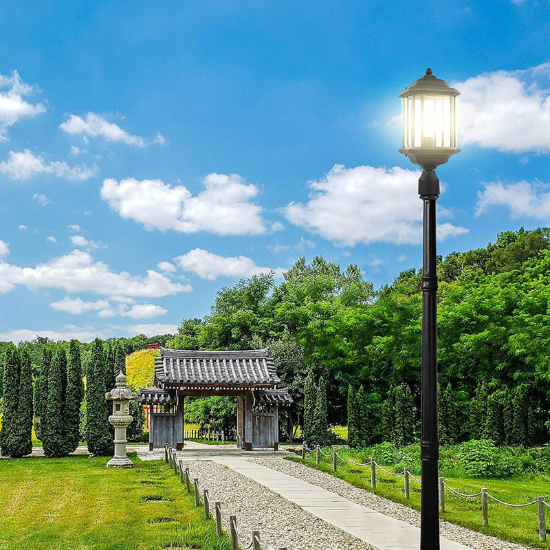 Lighting 82029-12 Kent Outdoor Post Lantern Outside Fixture, One - Light, Black