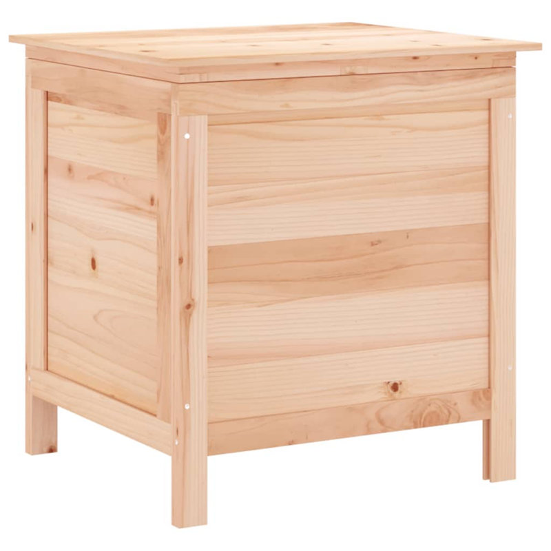 Rosalind Wheeler Conahan 50cm W Fir Solid Wood Deck Box, Light Brown