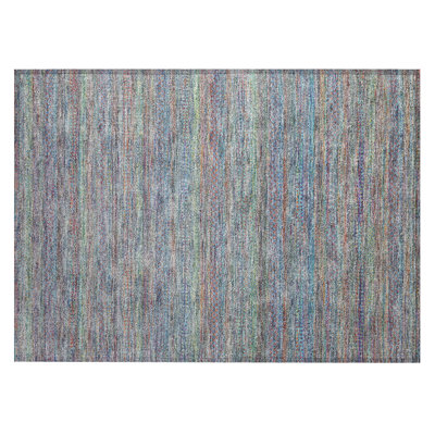 Machine Washable Indoor/Outdoor Oden ACN2148 Striped Rug