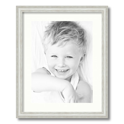Wood Matte Picture Frame with Mat