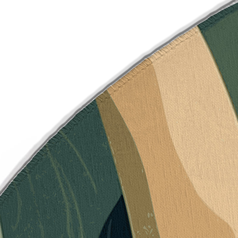 Aurora Drift Indoor And Outdoor Area Rug, Round 5'