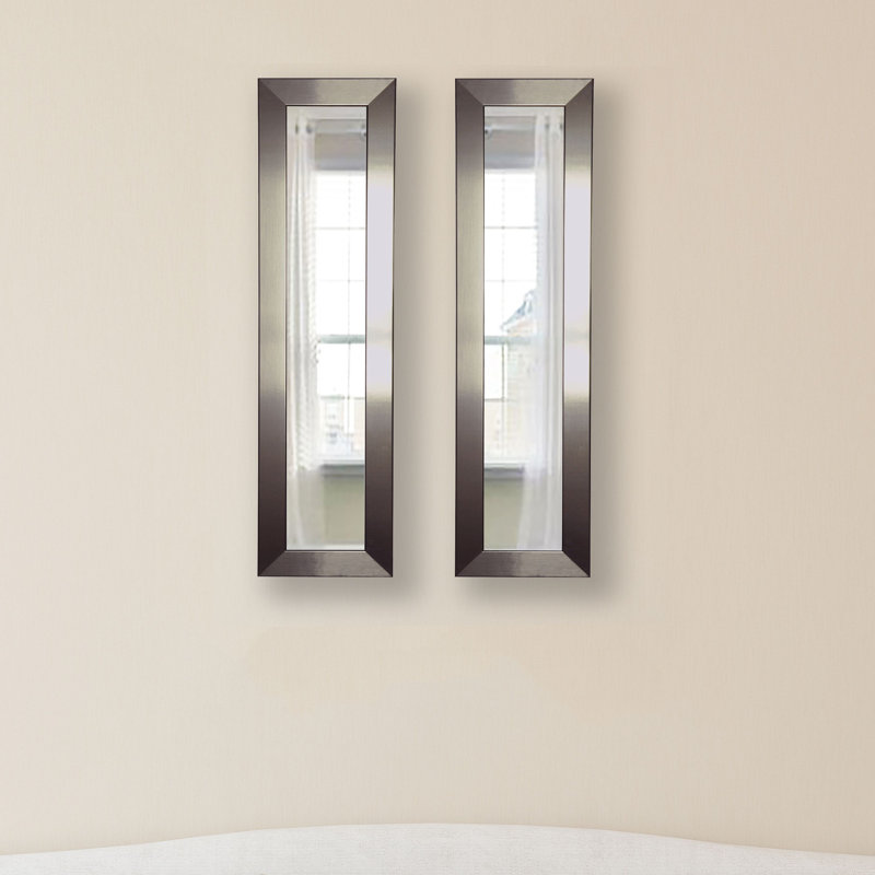 Ensemble de 2 miroirs modernes et contemporains Hobson, H 10 po x l 28 po