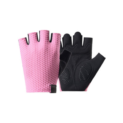 polyester glov Fitness Half Finger Gloves Breathable Palm Wear Resistance Non Slipping Cycling Comfortable Men's And Women's Styles