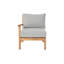 Huntington Teak Outdoor Left Arm Club Chair-186894334