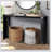 60 Inch Thick Top Entryway Table With Curved Legs, Flexible Mounting For Sofas And Decor-326065026