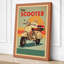 The Scooter Retro - Wrapped Canvas-472920897-472920901