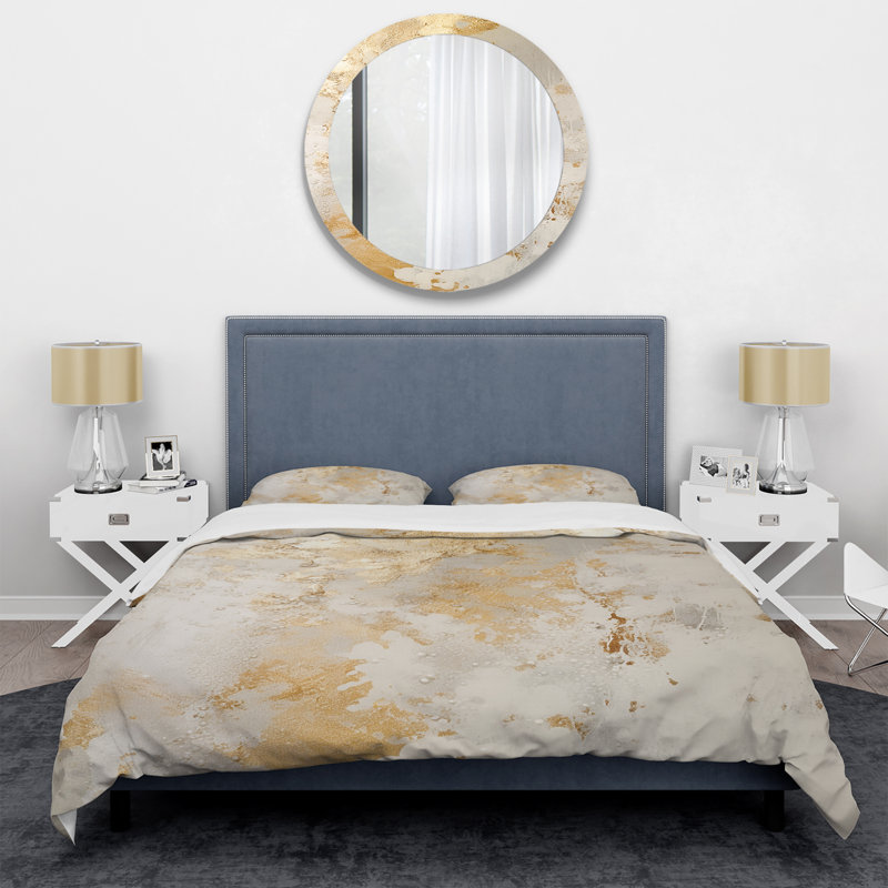 Ensemble de housse de couette abstrait Fizzs, Housse de couette très grand et 2 très grandes t