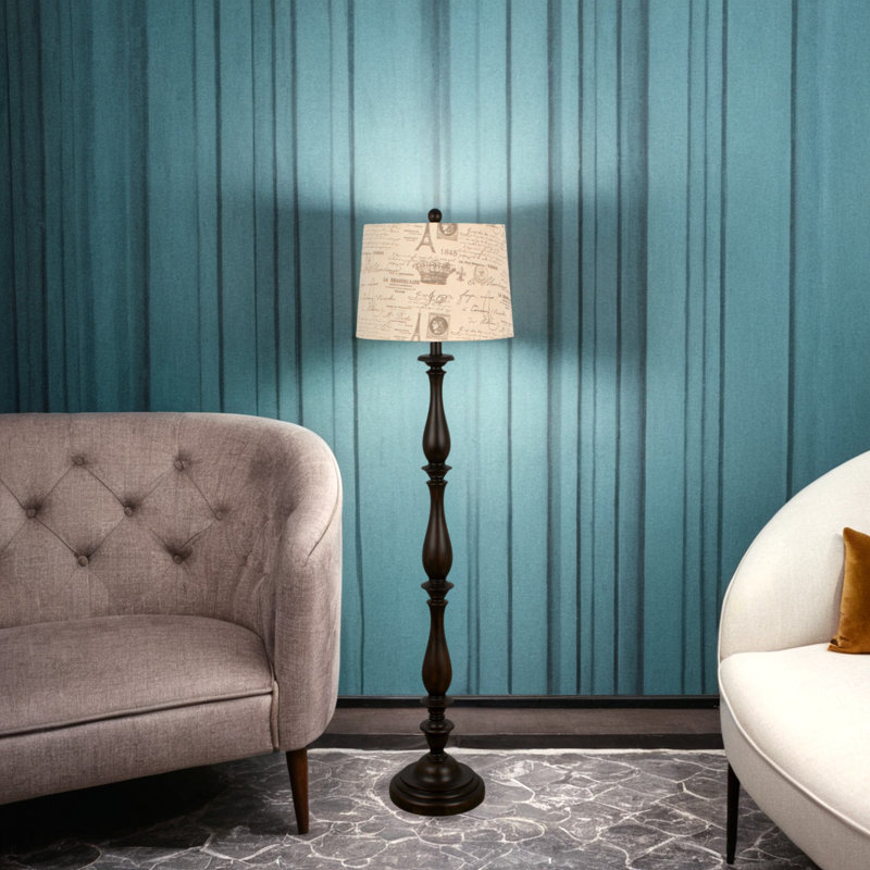 Polyresin 61" Floor Lamp