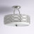 Washington Mews Fabric Semi Flush Mount-21906545-88338116