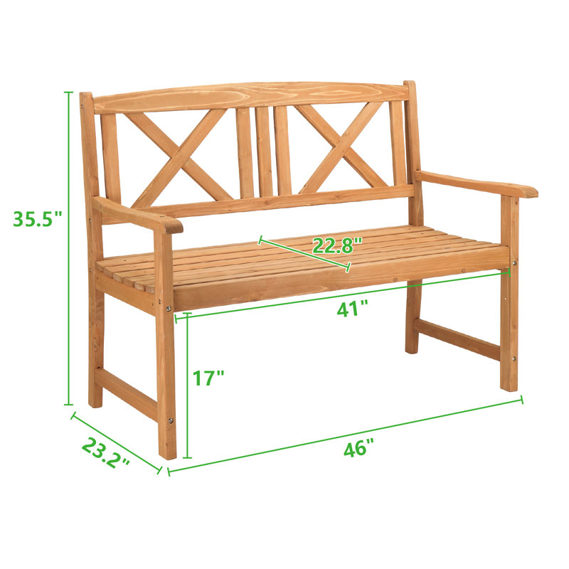 Banc en bois Giles