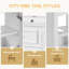 Ensemble de meuble-lavabo autoportant de 18 po avec lavabo en céramique, meuble-lavabo simple autoportant avec porte à fermeture douce et tablette réglable-996929246