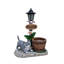 Jardinière allongée solaire pour jardin