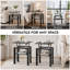 Ensemble de tables de bout carrées en verre avec tablette de rangement-2137220051