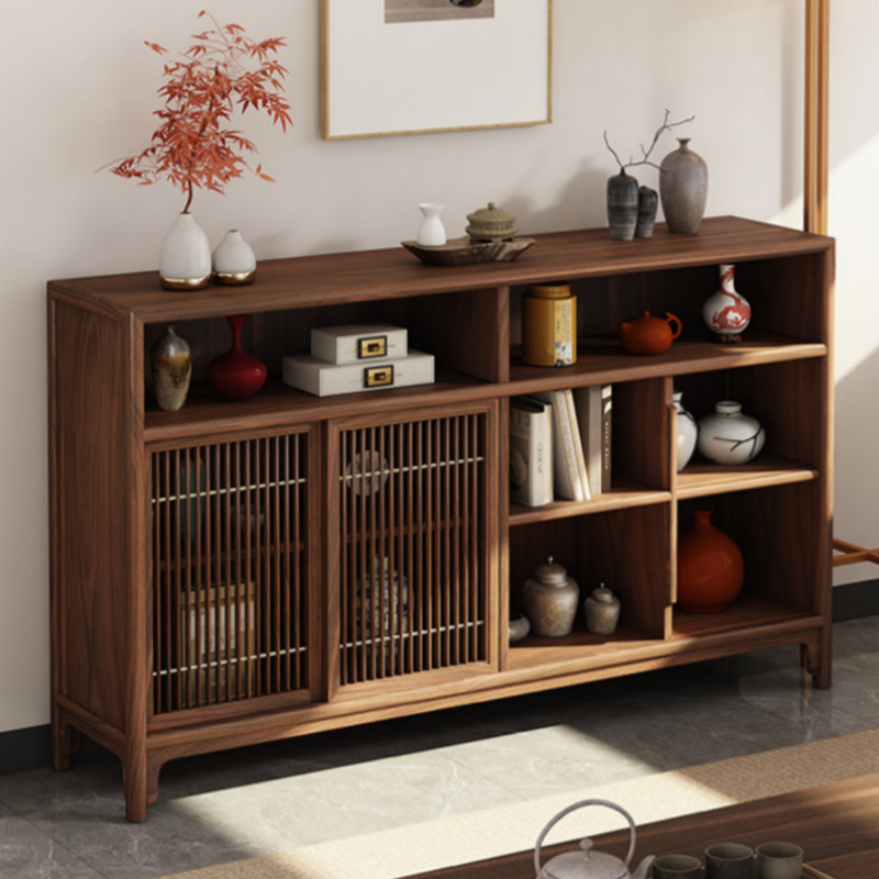 Black Walnut Wood Solid Wood High-End Sideboard