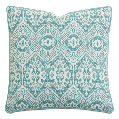 Villa Blanca By Barclay Butera Ikat Cotton Throw Pillow