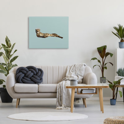 Art mural Royal Leopard avec couronne par Amelia Noyes