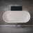 59" Freestanding Solid Surface Bathtub, Luxury Stone Resin Freestanding Soaking Bathtub With Overflow And Pop-Up Drain For Contemporary Bathroom, Matte White-122019073