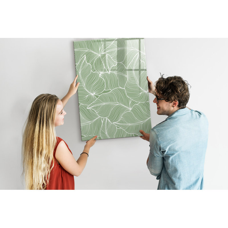 Magnetic Glass Photo Memo Board