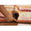 Tapis oriental marocain en laine à motif treillis 5 x 7