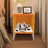 2 Tiers Acrylic Bedside Table With Open Storage Shelf-1640805791