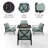 Arleon 4 - Person Patio Conversation Set with Cushions-51287957