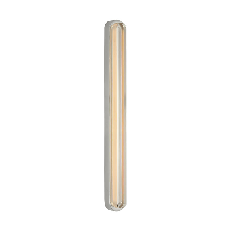 Emera 1 - Light LED Vanity Light, 18" H x 2" W x 1.4" D, Polished Nickel