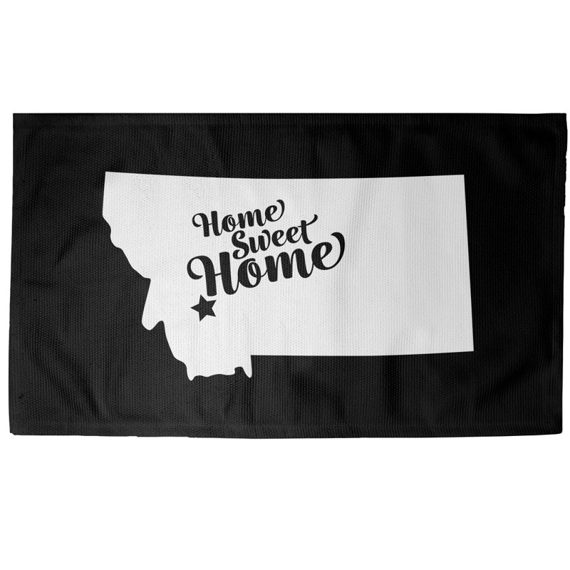 Tapis de zone noire butte home, Rectangle 3 pi x 5 pi