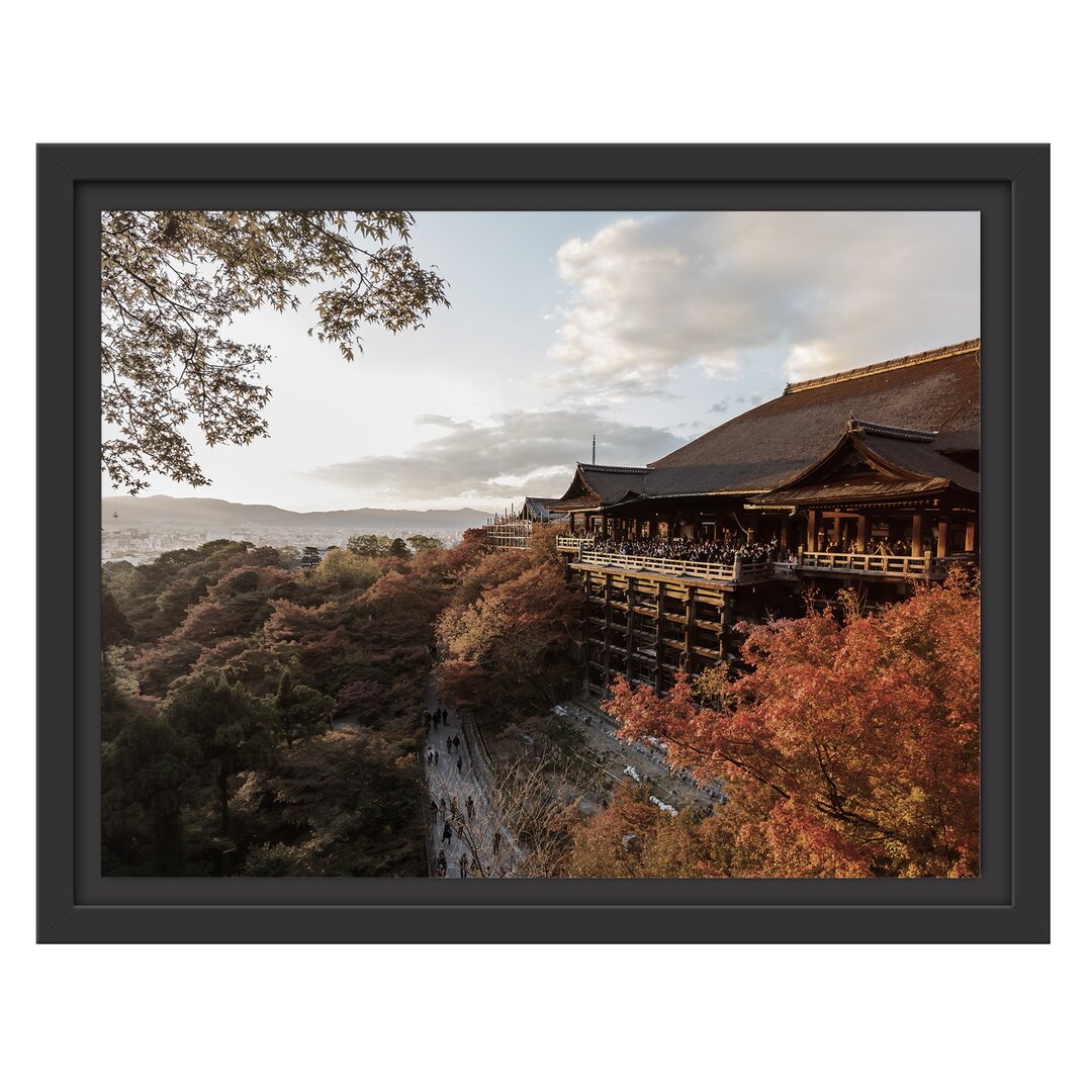 Gerahmtes Wandbild Kiyomizu-dera Tempel in Kyoto