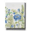 «Epic Graffiti« Botanical Blue VIII »par Silvia Vassileva, art mural sur toile, 26 po x 34 po