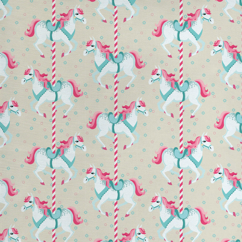 Tissu cheval de jouets, l 36 po x L 360 po